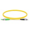FC-APC to FC-UPC OS2 Single Mode Simplex Fiber Patch Cable | Low Loss 9/125