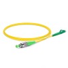 LC-APC to FC-APC Simplex OS2 Singlemode Fiber Patch Cable - 9/125µm Low Loss