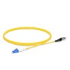 FC/UPC to LC/UPC Duplex OS2 Singlemode Fiber Patch Cable