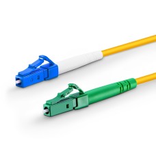 LC UPC to LC APC Simplex OS2 Fiber Patch Cable - 2.0 3.0mm - 1M