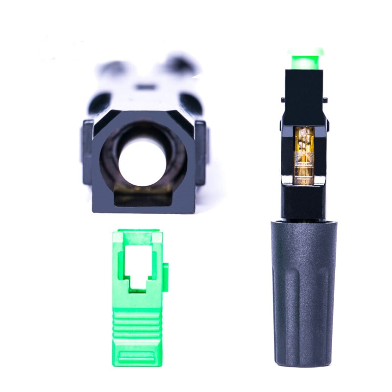 SC-APC 50 Fiber Quick Connector | FTTH Single Mode