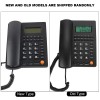 Caller ID Corded Landline Phone for Home, Office, Hotel, and Restaurant - Desktop Fixed Telephone