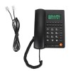 Caller ID Corded Landline Phone for Home, Office, Hotel, and Restaurant - Desktop Fixed Telephone