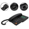 Caller ID Corded Landline Phone for Home, Office, Hotel, and Restaurant - Desktop Fixed Telephone