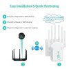 1200Mbps WiFi Repeater, 6-Antenna Wireless Router & Signal Booster