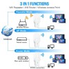 1200Mbps WiFi Repeater, 6-Antenna Wireless Router & Signal Booster
